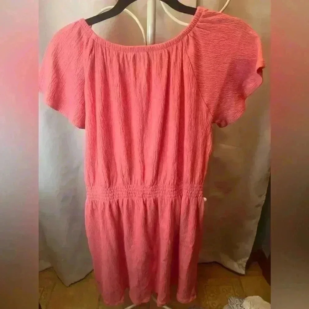 Gap Kids Smocked Flutter Dress Xxl 14-16 new with tags